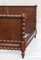 Oak Bobbin Wooden Bed, France, 1940s 1
