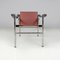 Butaca LC1 italiana moderna de Le Corbusier, Jeanneret and Perriand para Cassina, años 70, Imagen 2