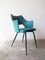 Turqouise Italian Armchair, 1950s 1