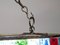 Large Italian Multicolor Hammered Glass and Wrought Iron Lamp, 1990s, Image 14