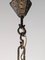 Large Italian Multicolor Hammered Glass and Wrought Iron Lamp, 1990s, Image 10
