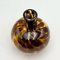 Vintage Empoli Amber and Brown Blown Glass Vase, 1960s 2