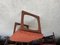 Mid-Century Orange Boucle & Teak Ottoman from G-Plan 4