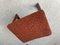 Mid-Century Orange Boucle & Teak Ottoman from G-Plan 2