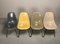 DSX Fiberglass Side Chairs Multicolor Set by Charles & Ray Eames for Herman Miller, 1960s, Set of 4, Image 5