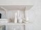 Mid-Century Modern White and Grey Vessels by Gunnar Nylund for Rörstrand, Sweden, 1950s, Set of 6 4