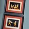 Pompeiane, 1800s, Etchings, Framed, Set of 2 6