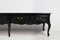 20th Century Louis XV Style Black Low Sideboard, France, 1950s 9