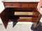 Geflammtes Mahagoni Sideboard im englischen Stil, 1890er 28