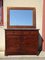 Geflammtes Mahagoni Sideboard im englischen Stil, 1890er 2