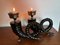 Vintage Bronze Horn Candleholders, Set of 2, Image 10