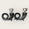 Vintage Bronze Horn Candleholders, Set of 2, Image 3
