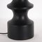 Lampe Chess Pawn en Céramique Noire, 1950s 9