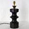 Black Ceramic Chess Pawn Lamp, 1950s 2