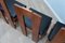Brutalist Wood Chairs, Italy, 1960s, Set of 6 1