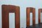 Brutalist Wood Chairs, Italy, 1960s, Set of 6 9