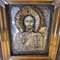 Antique Glass & Silver Icon, 1800s 3