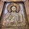 Antique Glass & Silver Icon, 1800s 9