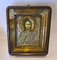 Antique Glass & Silver Icon, 1800s 8