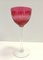 Crimson Crystal Drinking Glasses attributed to Val Saint Lambert, 1960s, Set of 12 1
