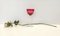 Crimson Crystal Drinking Glasses attributed to Val Saint Lambert, 1960s, Set of 12 3