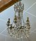6-Light Chandelier in Crystal and Bronze, 19th Century 1