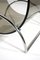 Italian Lira Smoked Glass Chrome Magazine Rack by Pierangelo Gallotti for Gallotti & Radice, 1970s 4