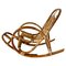 Mid-Century Modern Bamboo Kids Rocking Chairs, Italy, 1960s, Image 2