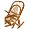 Mid-Century Modern Bamboo Kids Rocking Chairs, Italy, 1960s, Image 5