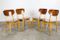 Combex Series SB11 Dining Chairs by Cees Braakman for Pastoe, 1950, Set of 4 7