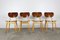 Combex Series SB11 Dining Chairs by Cees Braakman for Pastoe, 1950, Set of 4, Image 1