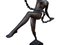 Vintage French Art Deco Bronze Lady Dancer Figurine, Large Antique, Pierre Faguays, 1920s 13