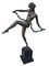 Vintage French Art Deco Bronze Lady Dancer Figurine, Large Antique, Pierre Faguays, 1920s 10