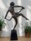 Vintage French Art Deco Bronze Lady Dancer Figurine, Large Antique, Pierre Faguays, 1920s 4