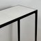 Slender Esquisse Wrought Iron and Parchment Console by Atelier Cabanel 4