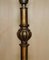 Hand Carved Pillared Table Lamp with Marble Sphere in the Base Bronzed Fittings, 1960s 7