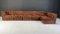 Vintage Modular Patchwork Leather Sofa DS11 attributed to de Sede, 1960s, Set of 6 1