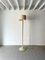 Art Deco British Plaster Floor Lamps in Fluted Tulip Form, 1920s, Image 1