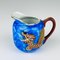 Japanisches Vintage Lithophane Geisha Porzellan Kaffeeservice mit blauem Drachen Dekor, 1950er, 23 11