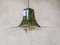 Flower-Shaped Green Murano Glass Hanging Lamp, 1960s 5