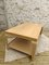Beige Wood and Metal Coffee Table, 1940s 4
