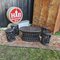 Bamilike African Living Room Set, 1950s, Set of 5 1