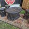 Mobilier de Salon Bamilike, Afrique, 1950s, Set de 5 3