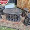Bamilike African Living Room Set, 1950s, Set of 5 6