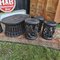 Bamilike African Living Room Set, 1950s, Set of 5 4
