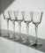 Murano Crystal Glasses by Carlo Moretti, Set of 4 5