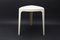 Vintage Table in Fiberglass and Plastic, 1970s, Set of 8 6