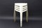 Vintage Table in Fiberglass and Plastic, 1970s, Set of 8 1