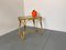 Vintage Bohémien Rattan Bamboo and Glass Side Table from Rohé Noordwolde, 1950s, Image 2