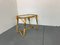 Vintage Bohémien Rattan Bamboo and Glass Side Table from Rohé Noordwolde, 1950s, Image 1